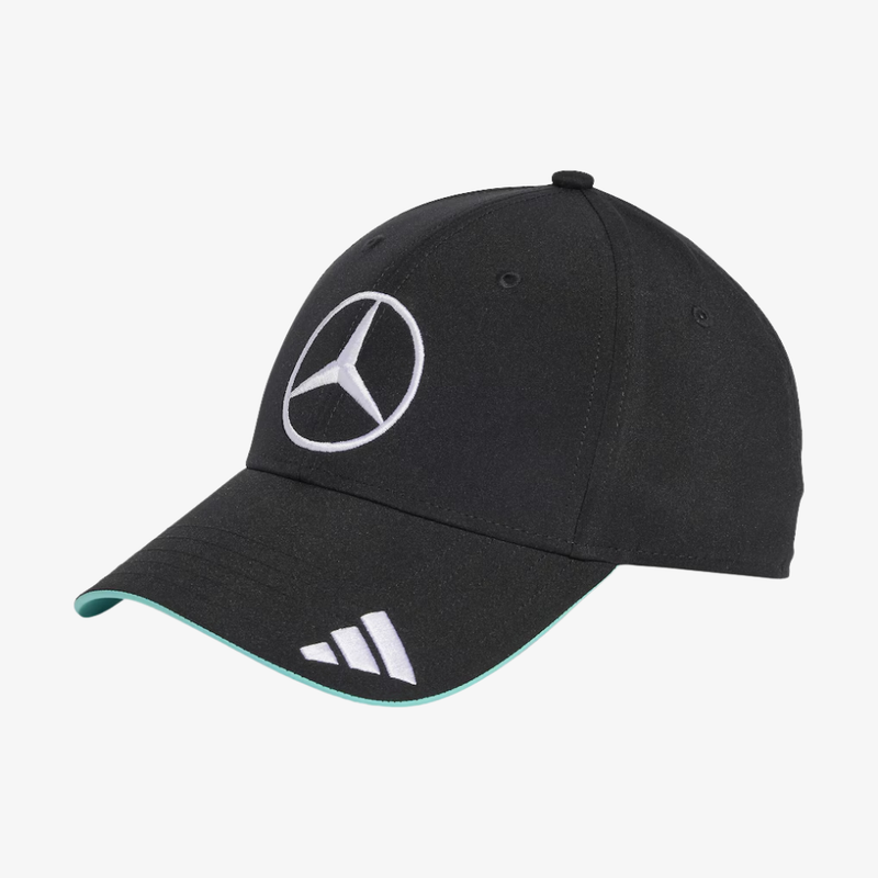 Casquette officielle Mercedes-AMG Petronas F1 2025 – Noire