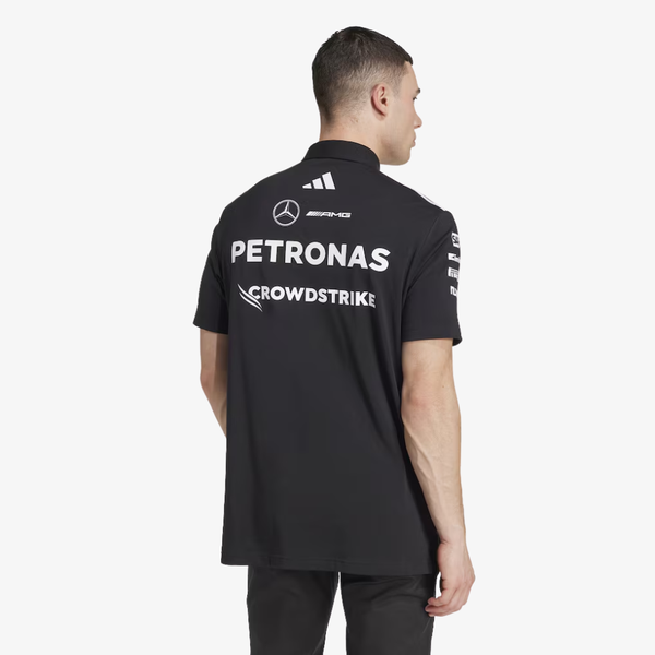 Polo officiel Mercedes-AMG Petronas F1 2025 – Noir