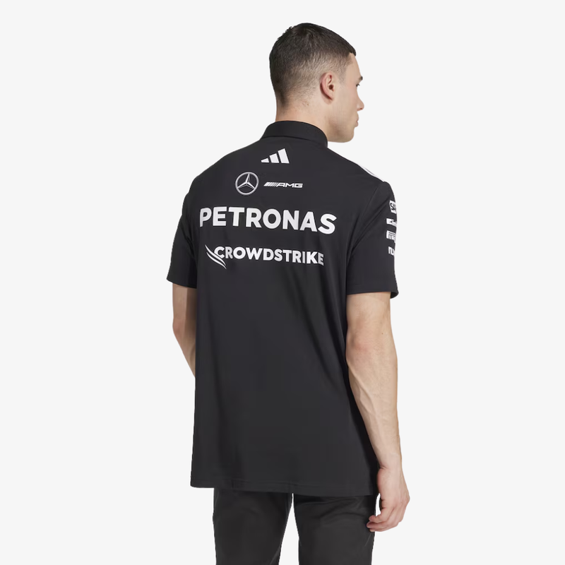 Polo officiel Mercedes-AMG Petronas F1 2025 – Noir