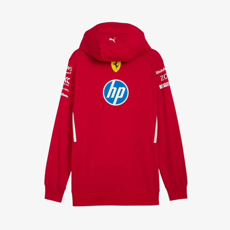 Veste à capuche officielle Scuderia Ferrari 2025 – Team Hoodie