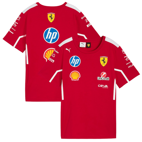 Scuderia Ferrari 2025 Team T-Shirt – Unisex Fanwear