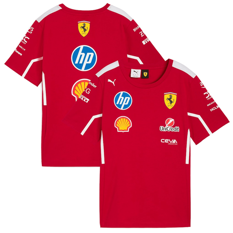 Scuderia Ferrari 2025 Team T-Shirt – Unisex Fanwear
